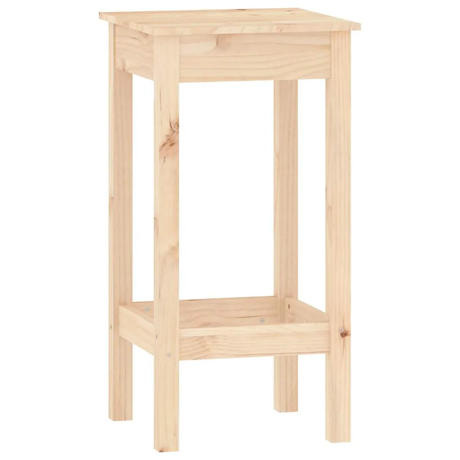 Ensemble de bar 5 pcs Bois de pin massif - 6