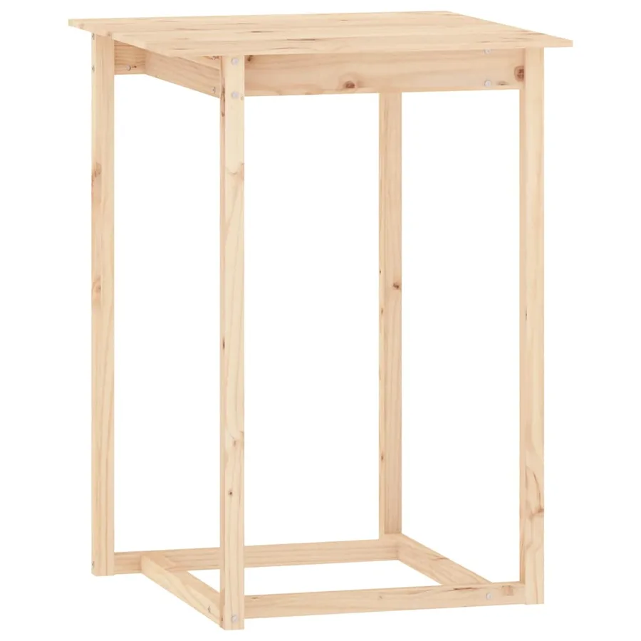 Ensemble de bar 5 pcs Bois de pin massif - 7