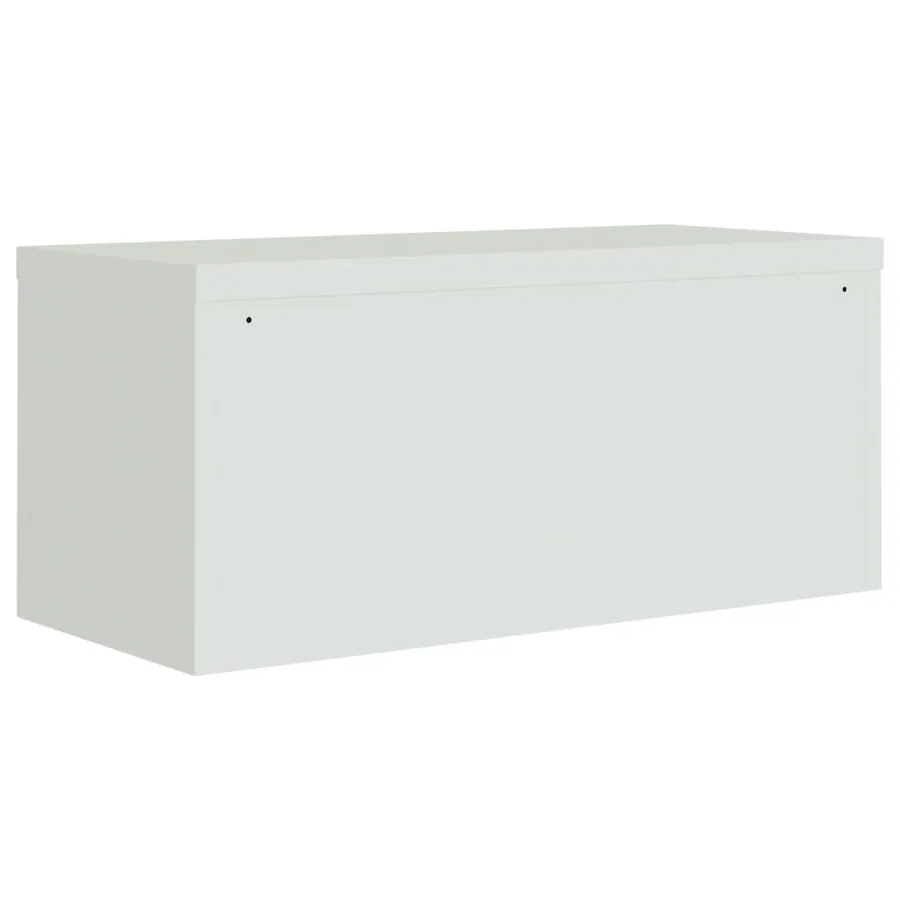 Classeur gris clair 90x40x40 cm acier - 6