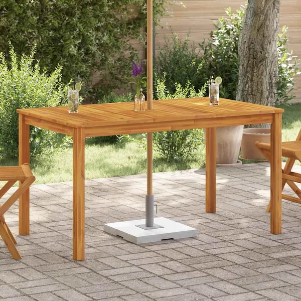 Table de jardin 140x80x74 cm Bois d'acacia massif