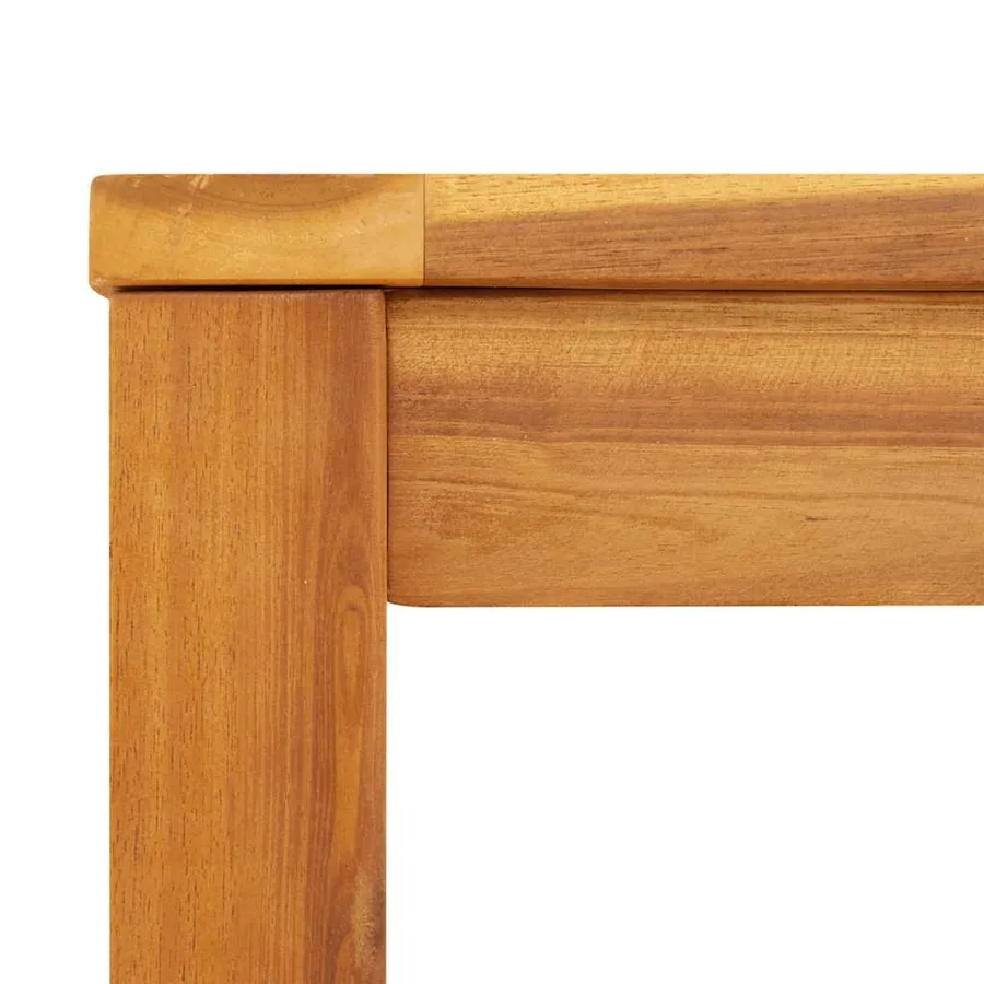 Table de jardin 140x80x74 cm Bois d'acacia massif - 10