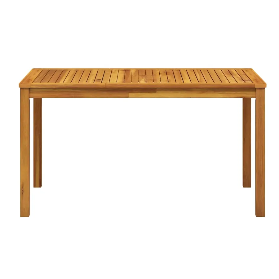 Table de jardin 140x80x74 cm Bois d'acacia massif - 3