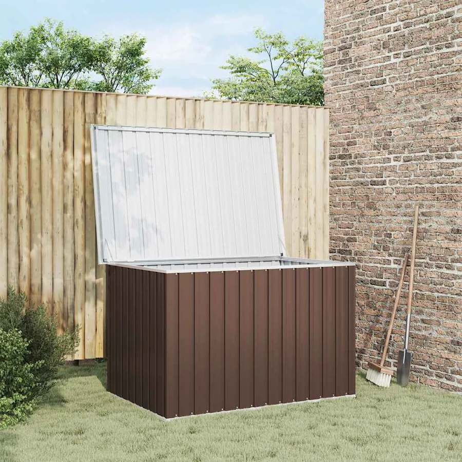 Boîte de rangement de jardin Marron 149x99x93 cm
