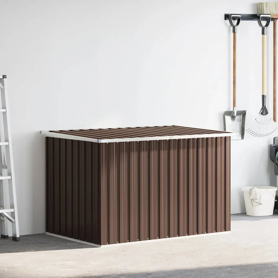 Boîte de rangement de jardin Marron 149x99x93 cm - 3