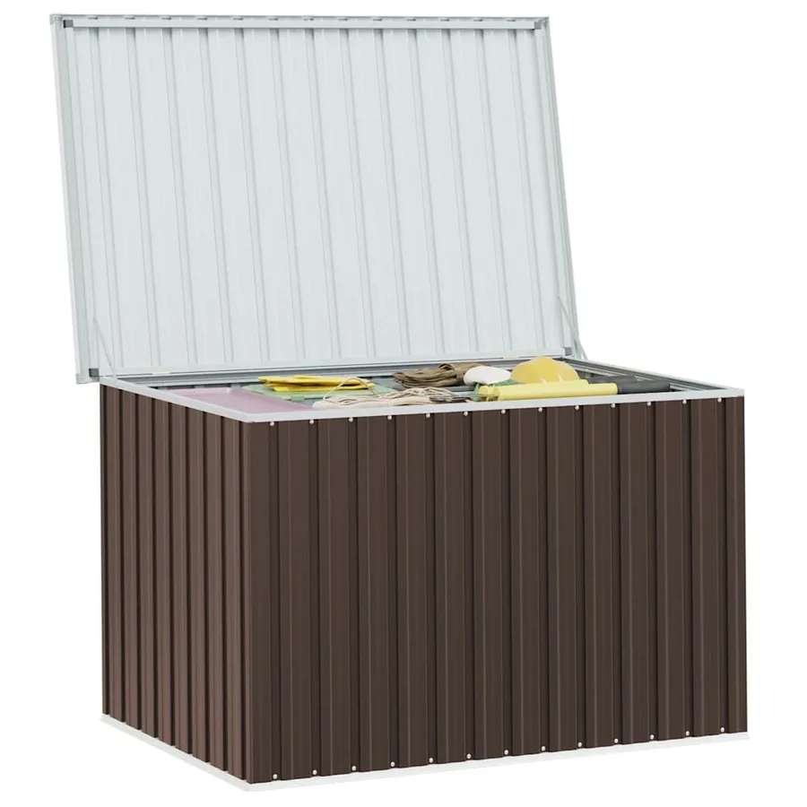 Boîte de rangement de jardin Marron 149x99x93 cm - 8