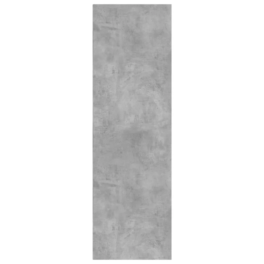 Bibliothèque/Buffet gris béton 66x30x98 cm bois d'ingénierie - 7