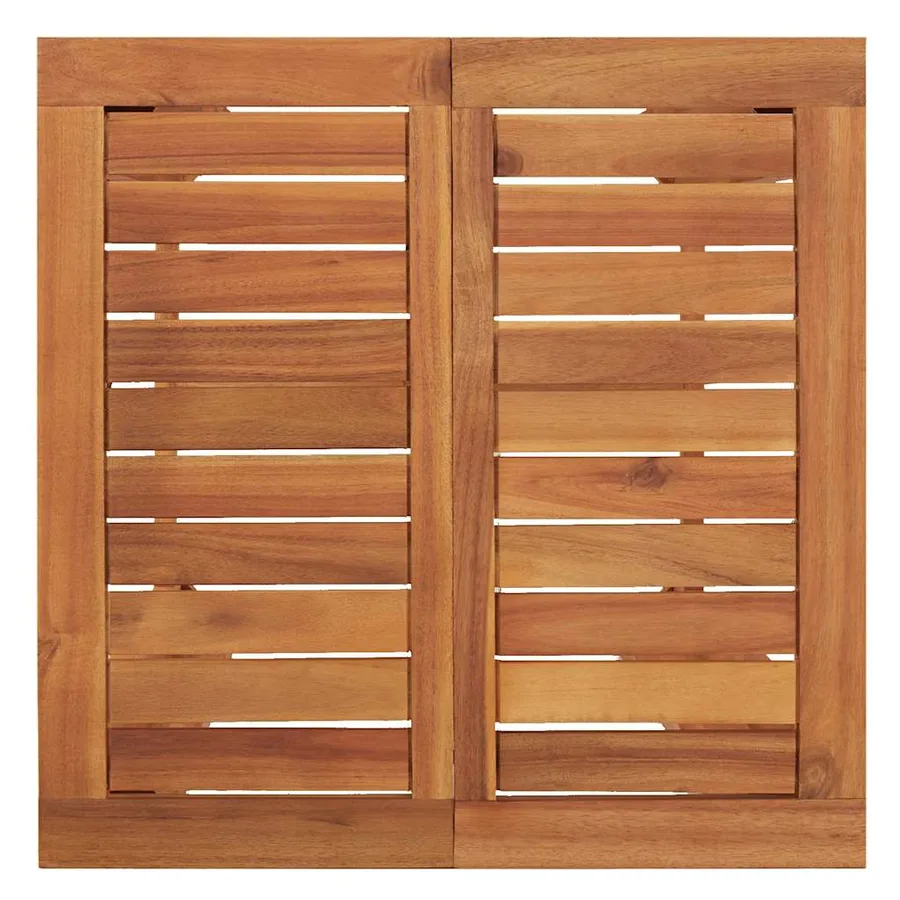 Table de bar de jardin 60x60x105 cm Bois d'acacia solide - 5
