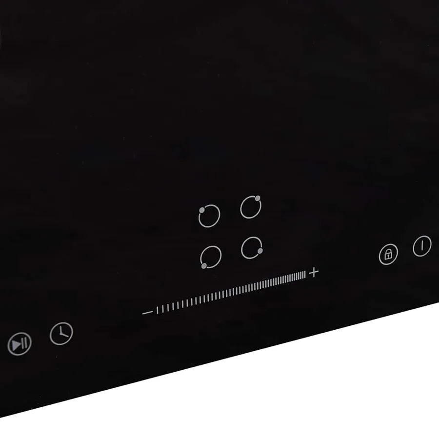 Plaque de cuisson à induction 4 brûleurs Verre 77 cm 7000 W - 2
