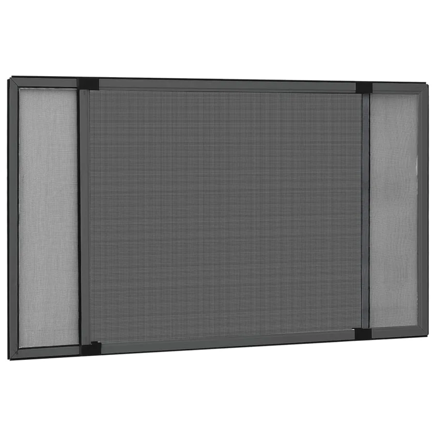 Moustiquaire extensible pour fenêtres Anthracite (100-193)x75cm