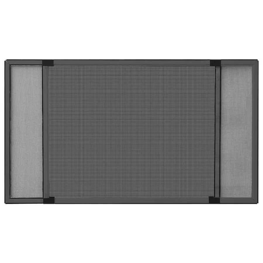 Moustiquaire extensible pour fenêtres Anthracite (100-193)x75cm - 2