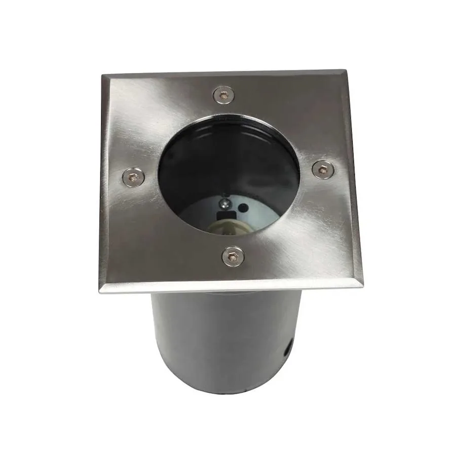 12 pcs Lampes encastrables au sol d'extérieur Carré - 4