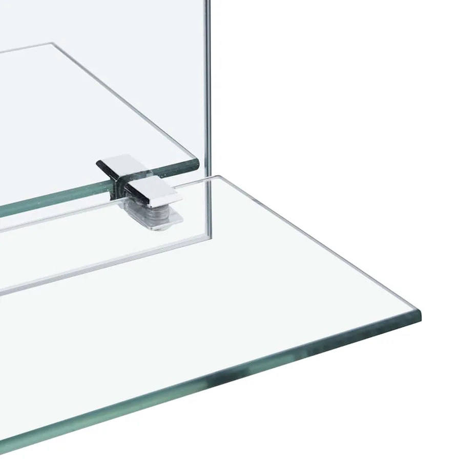 Miroir mural avec étagère 50x70 cm Verre trempé - 4