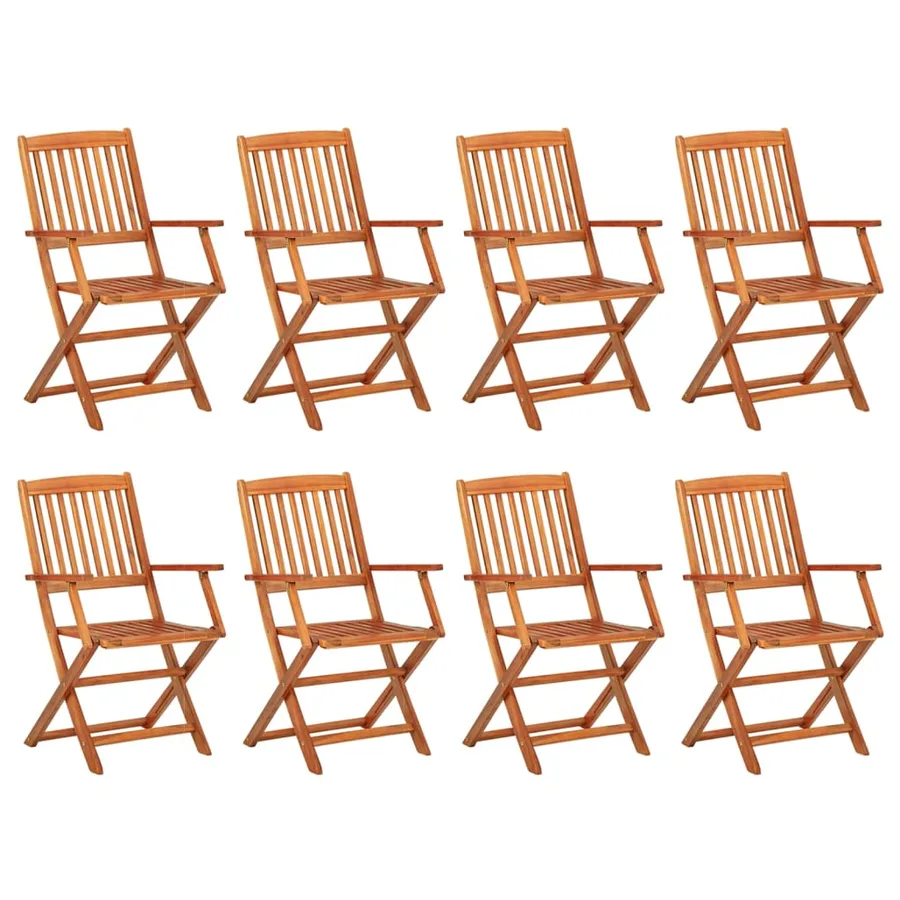 Ensemble à manger de jardin 9 pcs 220x90x75 cm bois d'acacia - 3