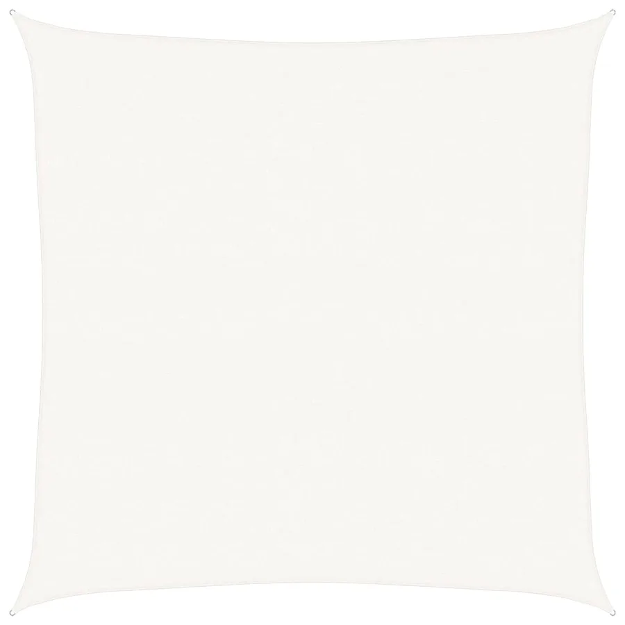 Voile d'ombrage 160 g/m² Blanc 5x5 m PEHD - 2