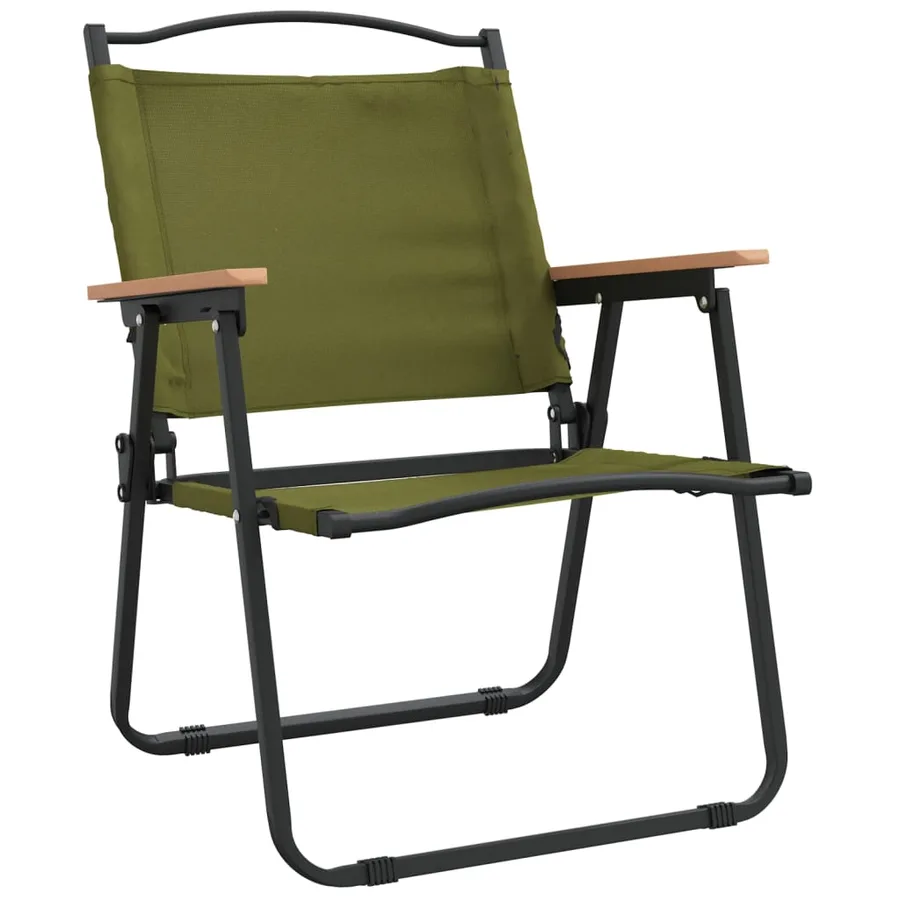 Chaises de camping lot de 2 Vert 54x55x78 cm Tissu Oxford - 3
