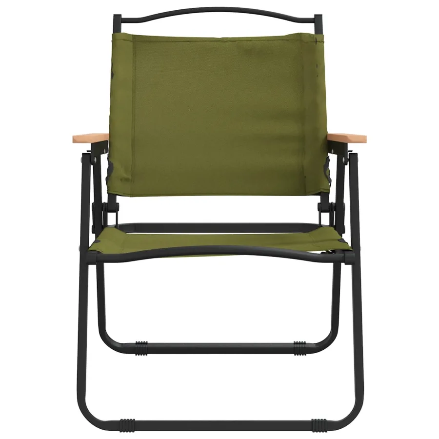 Chaises de camping lot de 2 Vert 54x55x78 cm Tissu Oxford - 4