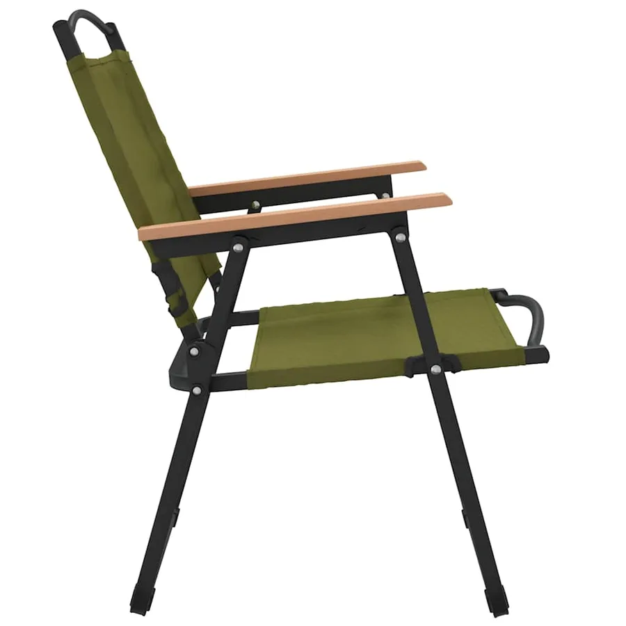 Chaises de camping lot de 2 Vert 54x55x78 cm Tissu Oxford - 5
