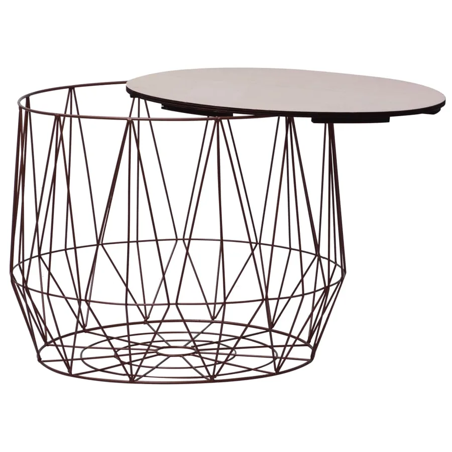 Tables basses 2 pcs cuivre - 4