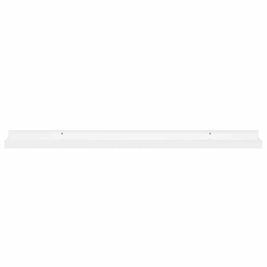 Étagères murales 2 pcs Blanc brillant 80x9x3 cm - 5