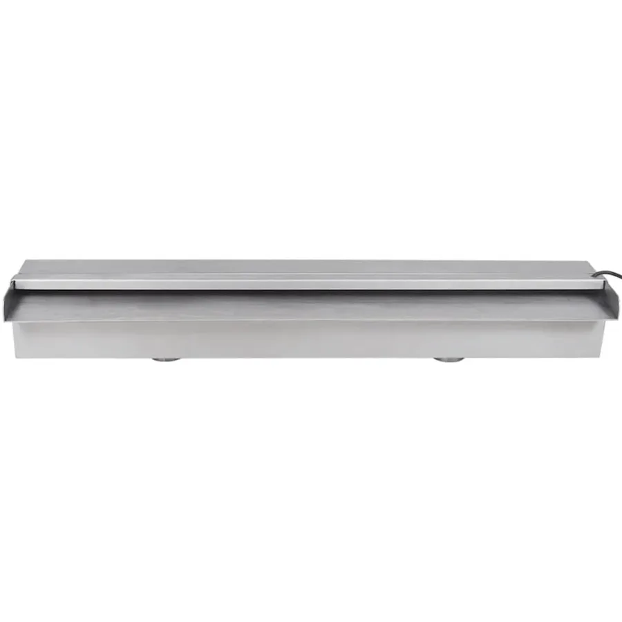 Lame d'eau rectangulaire à LED 60 cm en acier inoxydable pour piscine - 2