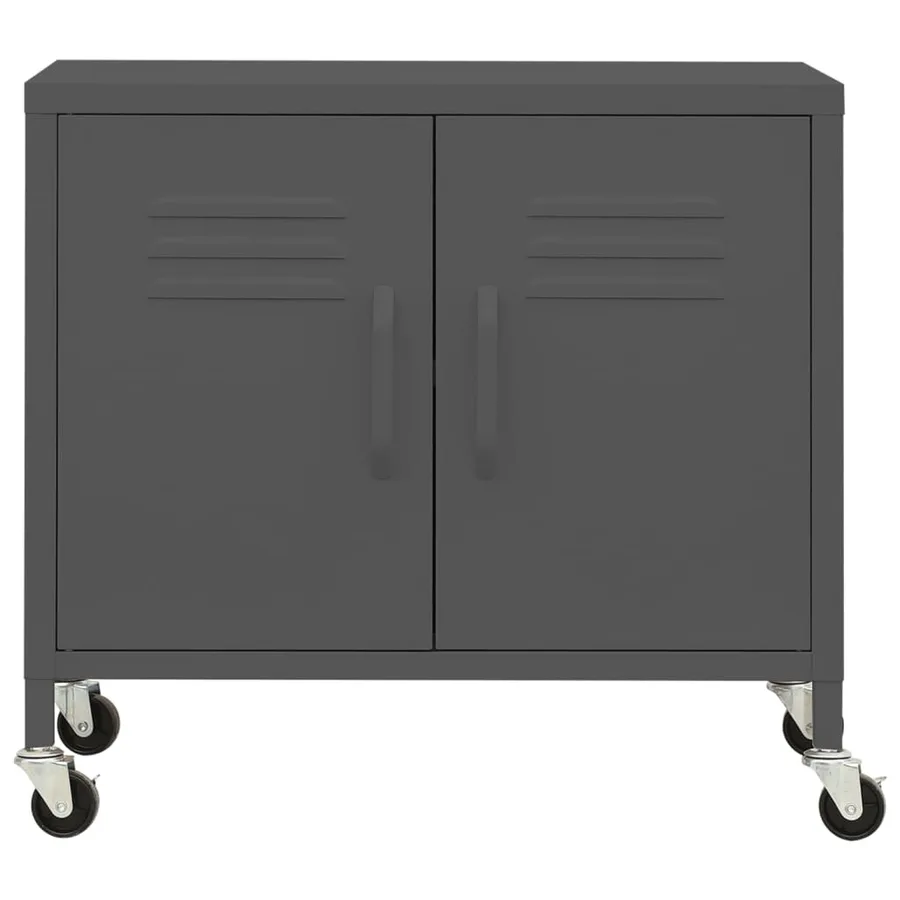 Armoire de rangement Anthracite 60x35x56 cm Acier - 3