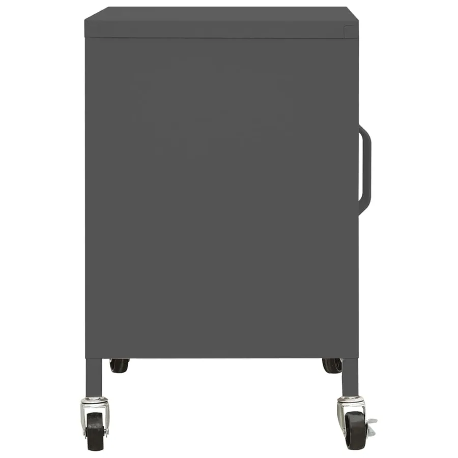 Armoire de rangement Anthracite 60x35x56 cm Acier - 4