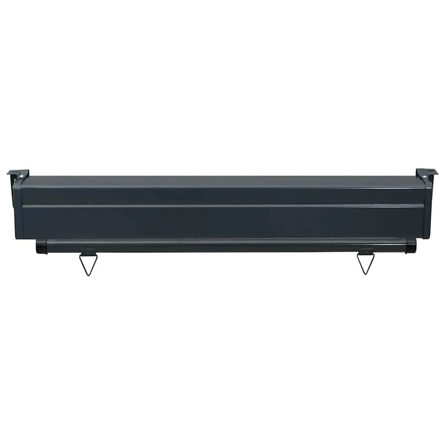 Auvent latéral de balcon 105x250 cm noir - 6