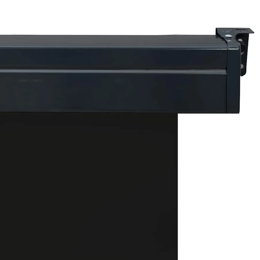 Auvent latéral de balcon 105x250 cm noir - 7