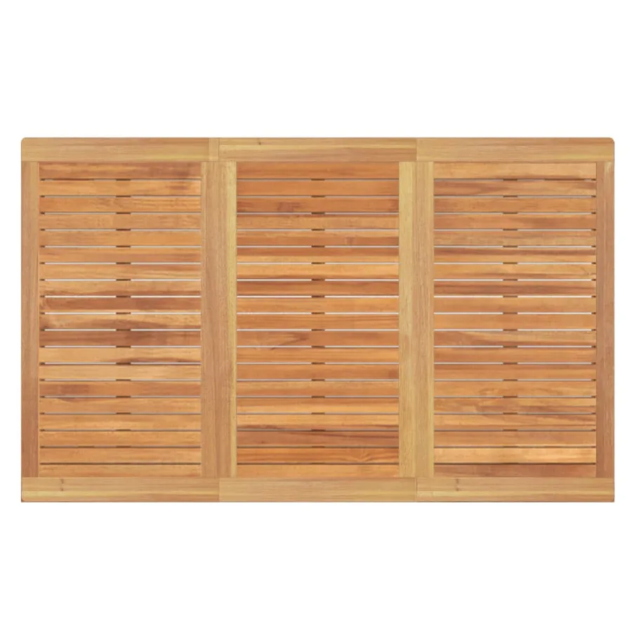 Ensemble à manger de jardin 4 pcs Bois de teck massif - 10