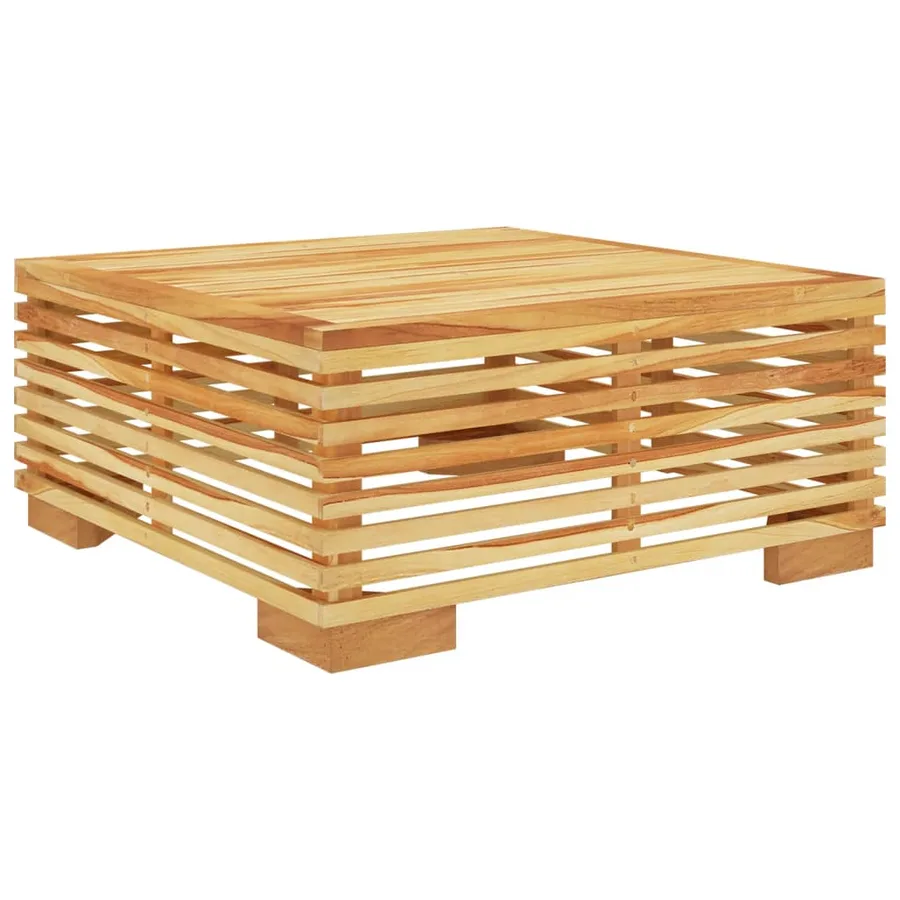 Table basse de jardin 69,5x69,5x31 cm Bois massif de teck - 2