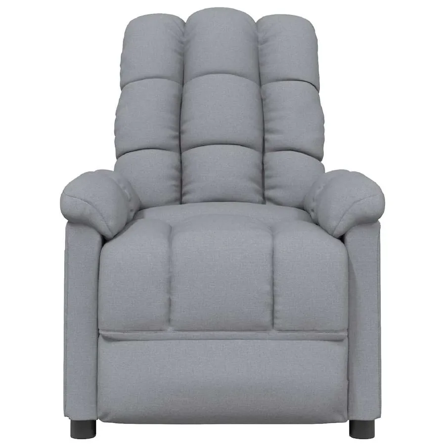 Fauteuil de massage Gris clair Tissu - 3