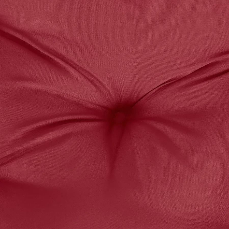 Coussin de banc de jardin rouge bordeaux 200x50x7 cm - 5