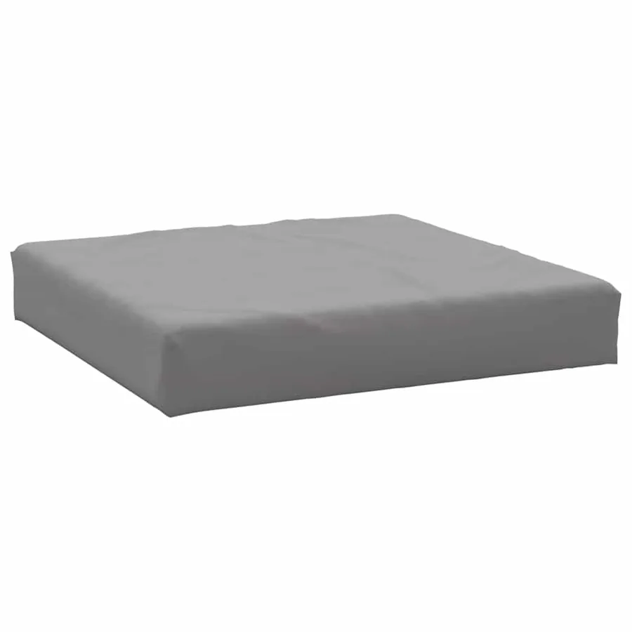 Coussin de palette gris 60x60x9,5 cm tissu oxford - 2