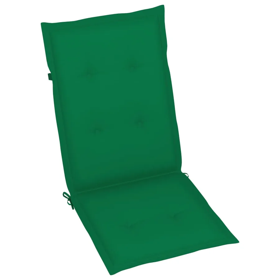 Chaises pliables de jardin lot de 6 avec coussins Bois d'acacia - 7