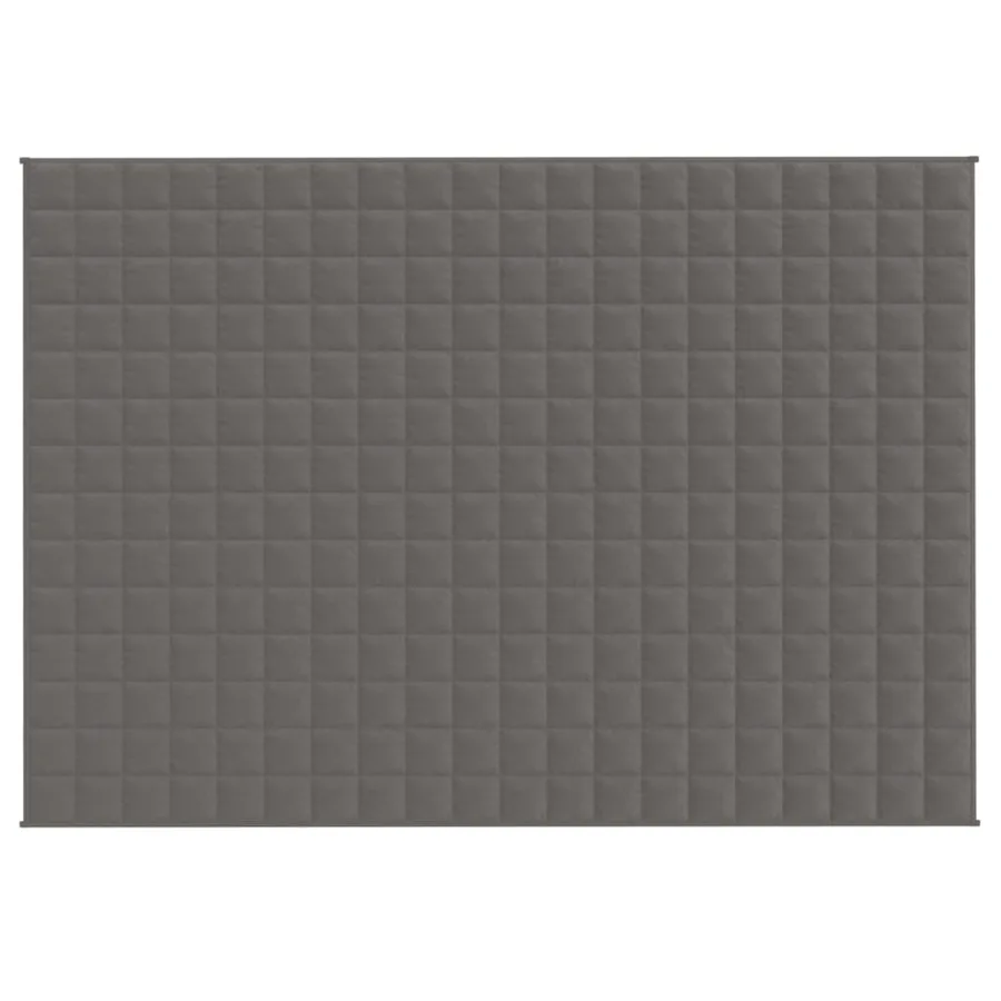 Couverture lestée Gris 135x200 cm 6 kg Tissu - 3