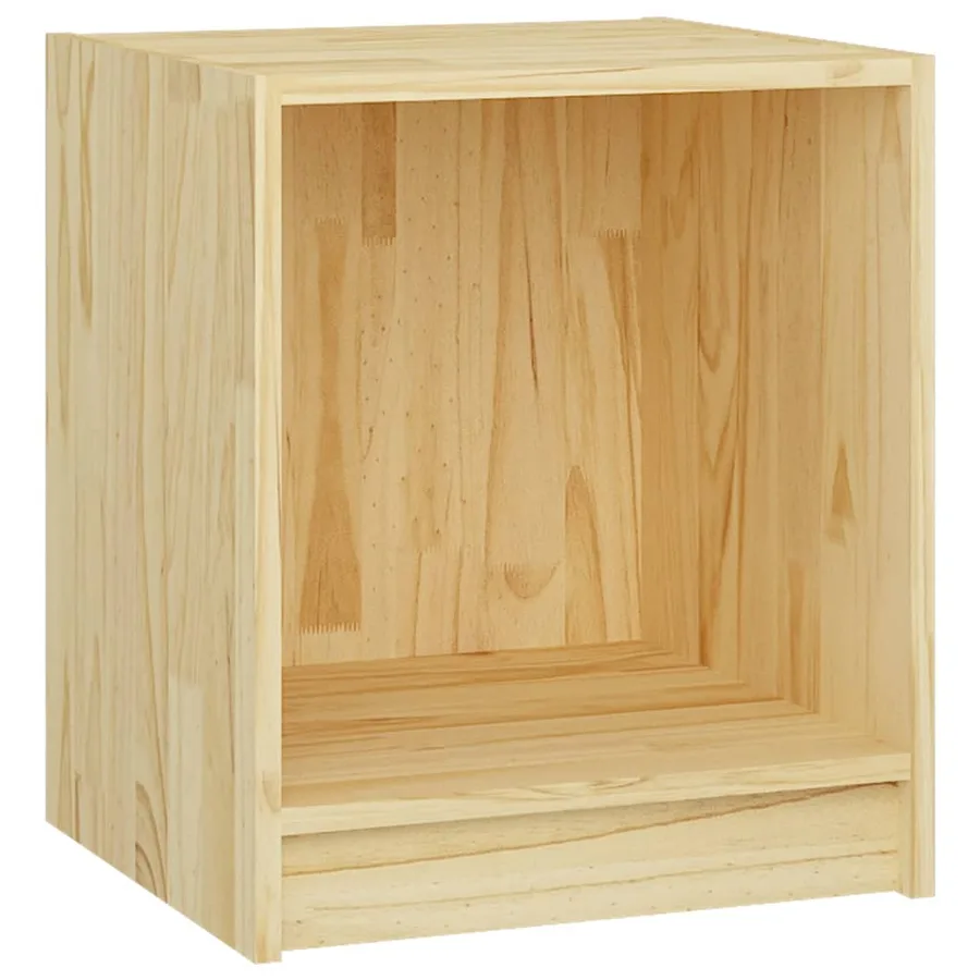 Table de chevet 35,5x33,5x41,5 cm bois de pin massif - 2