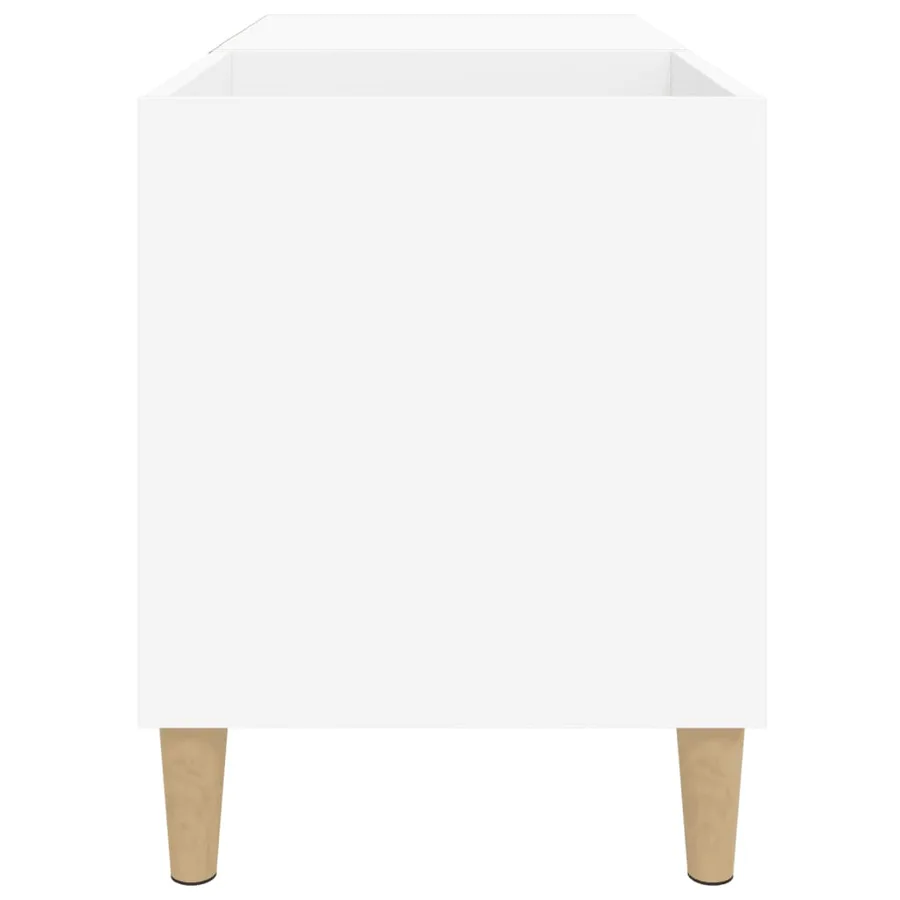 Armoire à disques blanc 84,5x38x48 cm bois d'ingénierie - 6