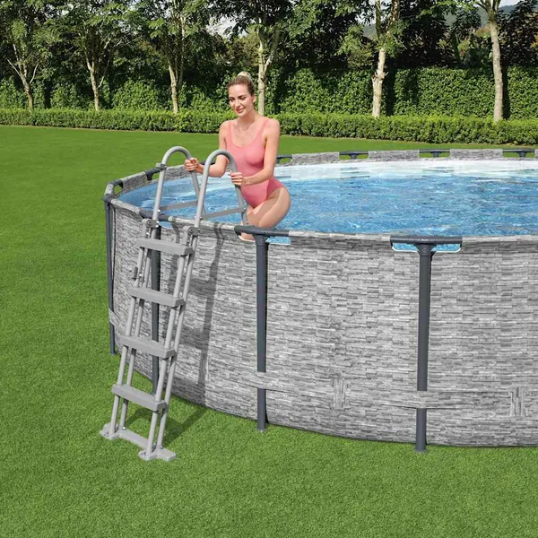 Bestway Échelle de piscine à 4 marches Flowclear 122 cm