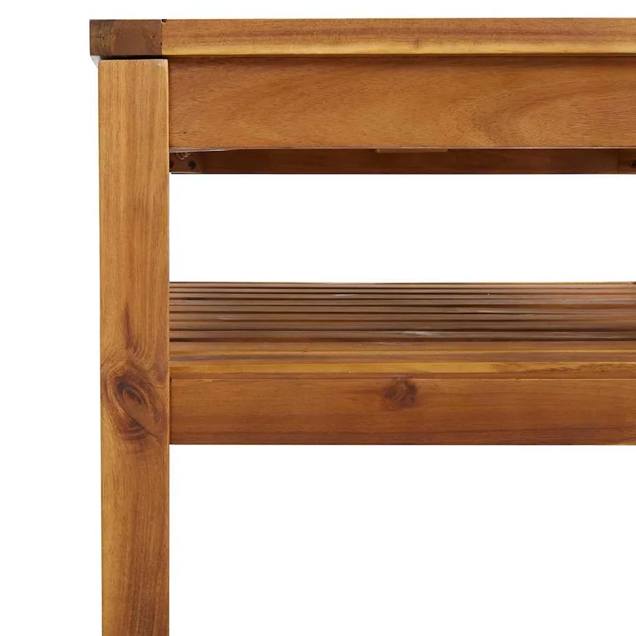 Table basse 65x65x35 cm Bois d'acacia solide - 5