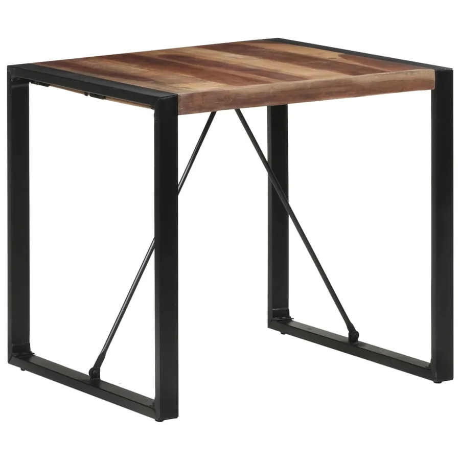 Table à manger 80x80x75 cm bois massif - 6