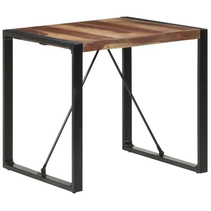 Table à manger 80x80x75 cm bois massif - 7