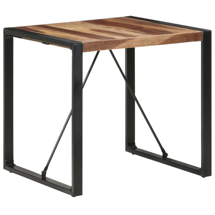 Table à manger 80x80x75 cm bois massif - 8