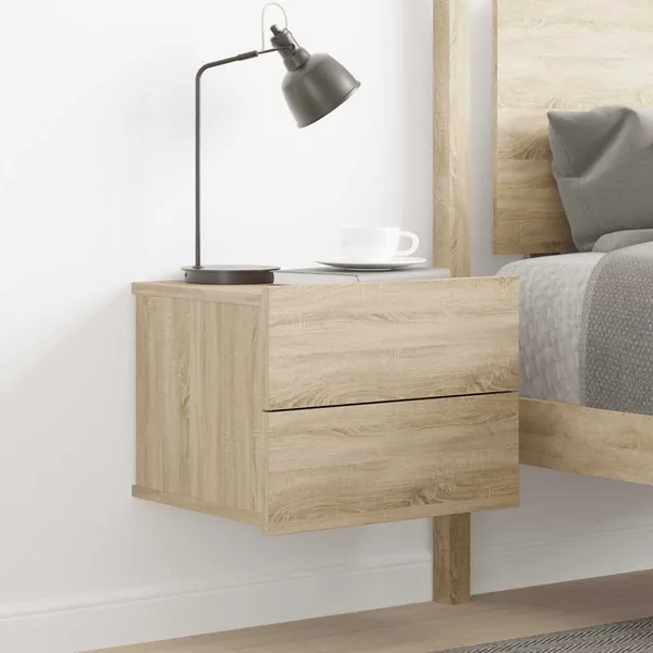 Table de chevet chêne sonoma 40x30x30 cm Bois d'ingénierie