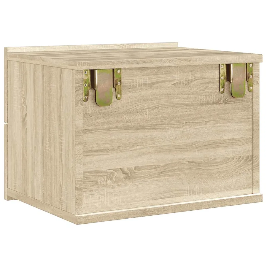 Table de chevet chêne sonoma 40x30x30 cm Bois d'ingénierie - 4