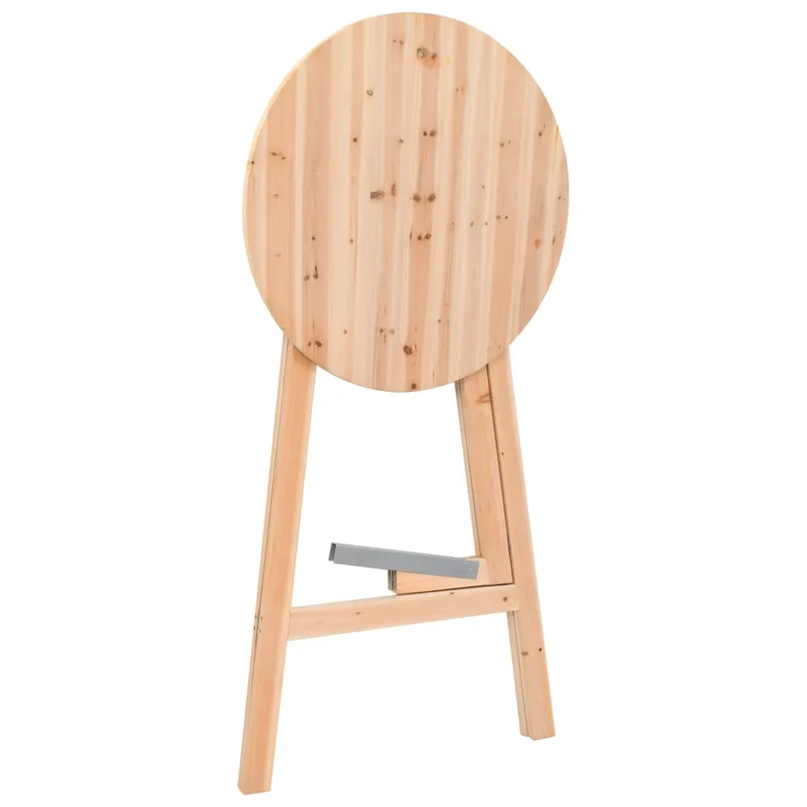 Table de bar pliable 78 cm Bois de sapin - 4