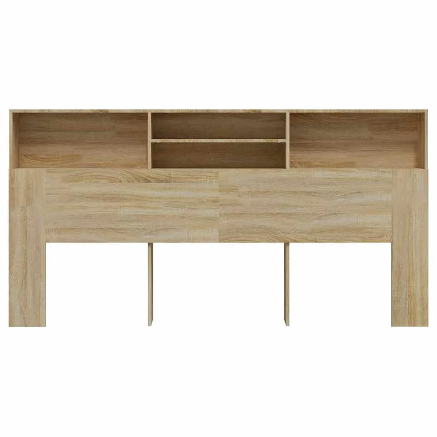Armoire de tête de lit chêne sonoma 200x19x103,5 cm - 3