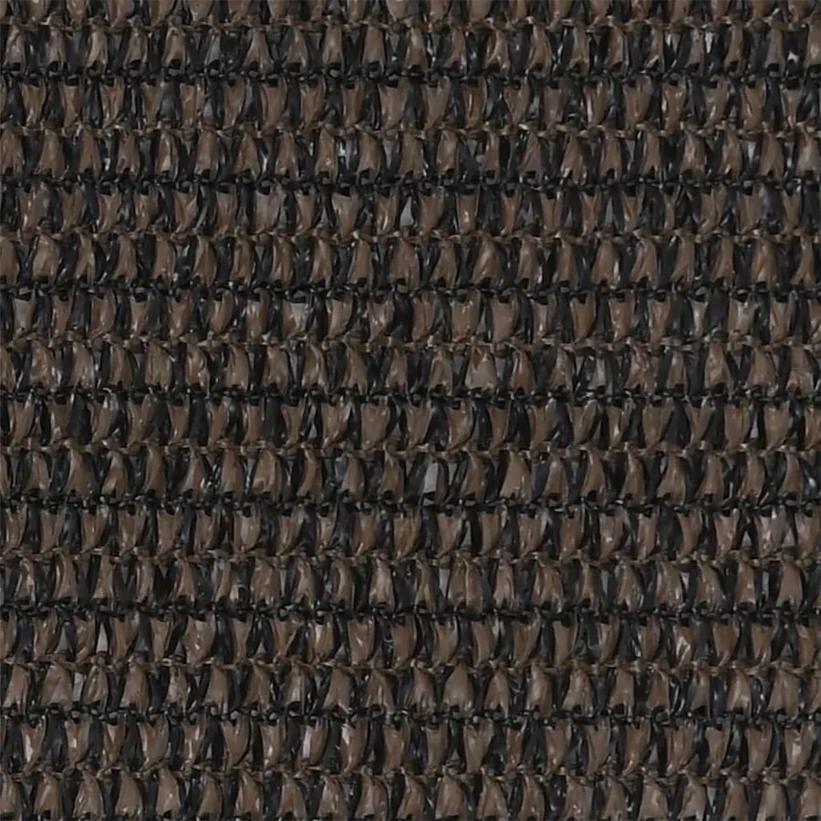 Écran de balcon Marron 75x400 cm PEHD - 2