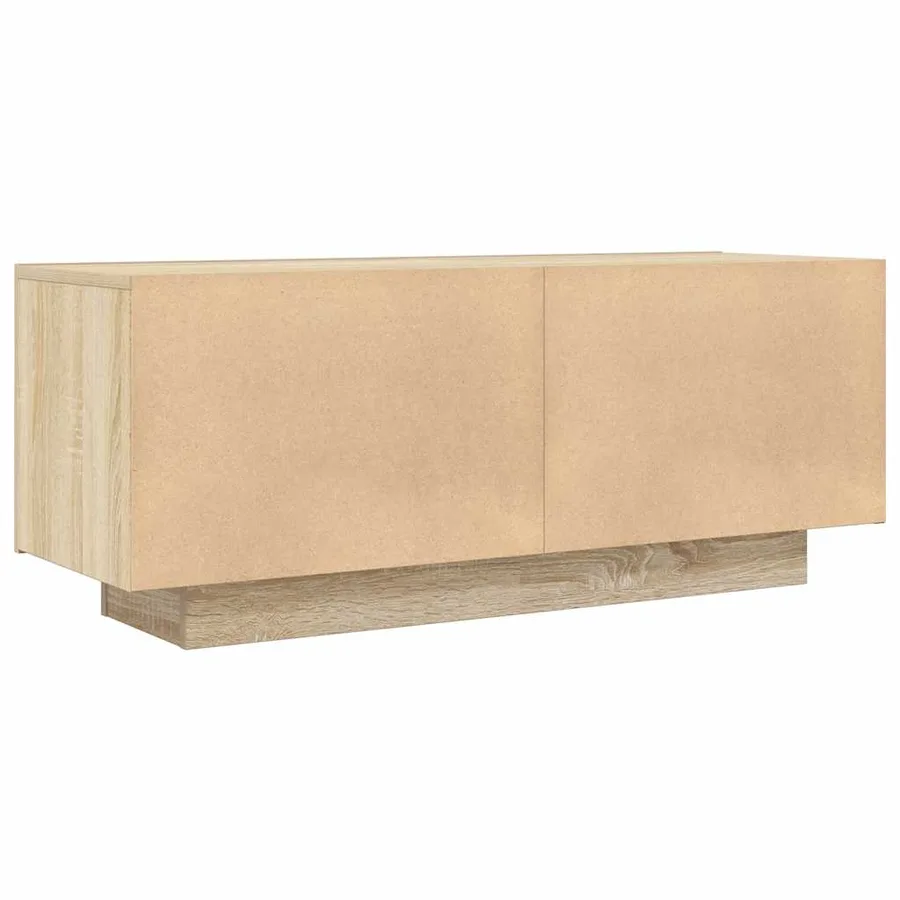 Meuble TV Chêne sonoma 100x35x40 cm Bois d'ingénierie - 5