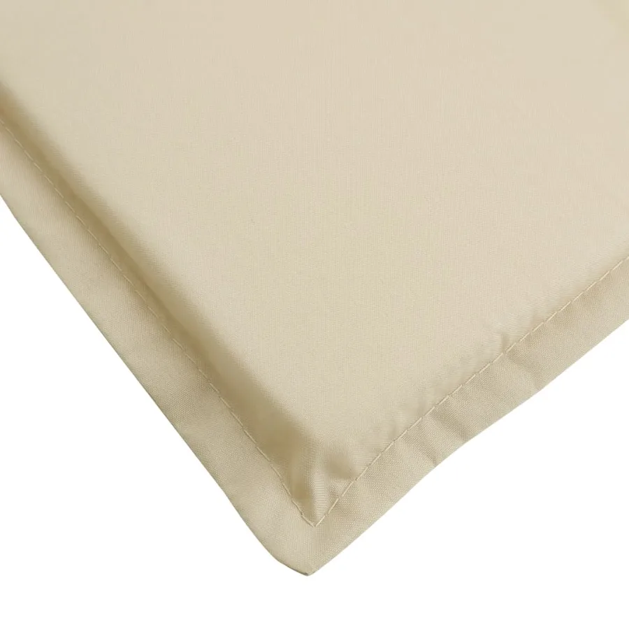 Coussin de chaise longue beige 200x50x3 cm tissu oxford - 7