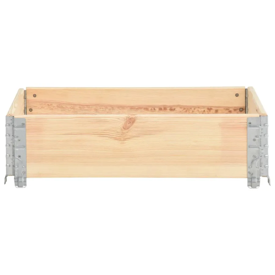 Jardinière surélevée 60x80 cm Bois de pin solide - 3